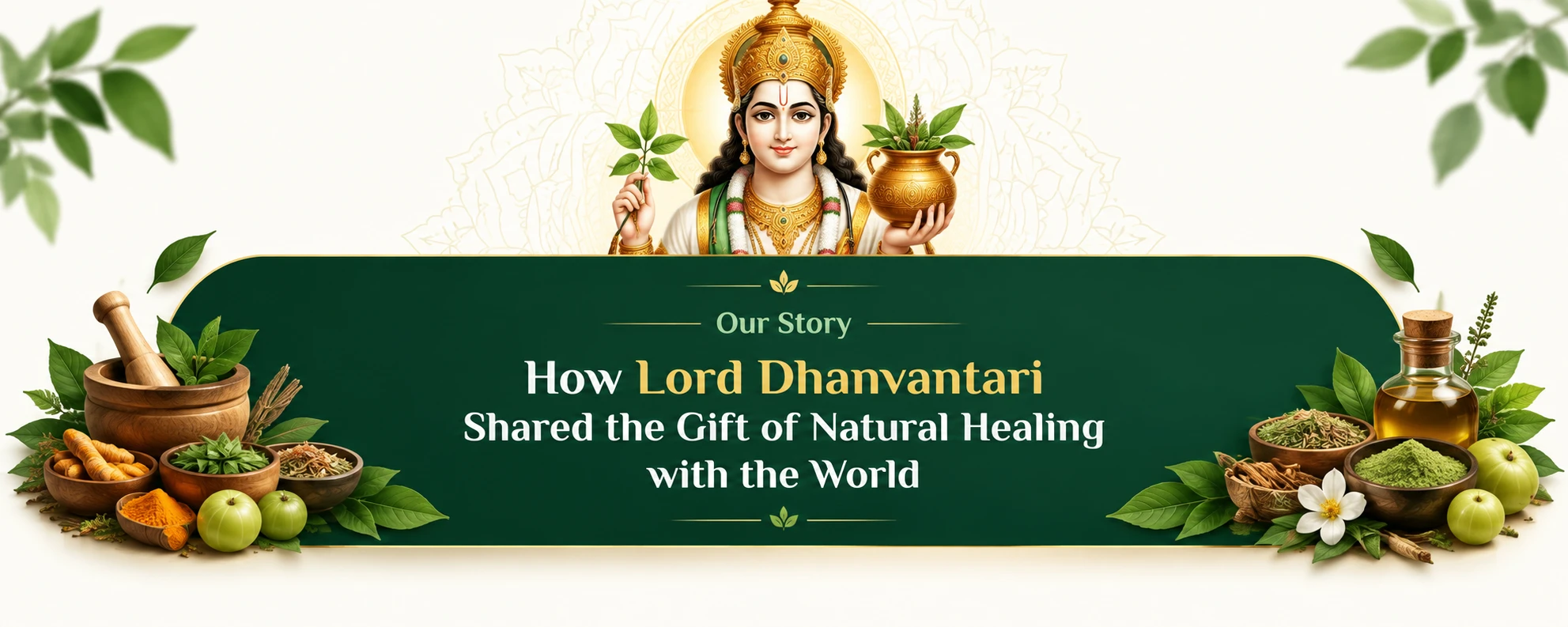 Our Story: How Lord Dhanvantari shared the gift of natural healing with the world